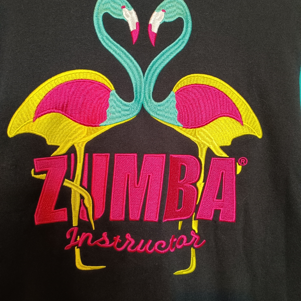 Zumba WEAR Instructor Snap Jacket Chamarra Large Gym Dance Workout Activewear